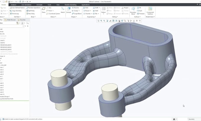 3d cad design, product cad modeling,  reverse engineering, stl to step, fea cfd