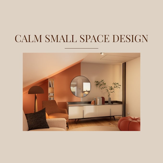 create a smart layout and cozy interior concept for your space