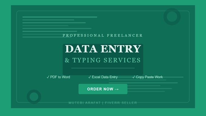 do data entry typing and copy paste work accurately
