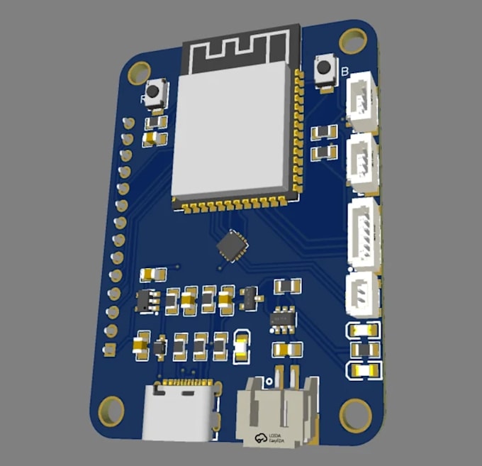 design esp32 pcb for iot devices with wi fi and bluetooth iot device hardware