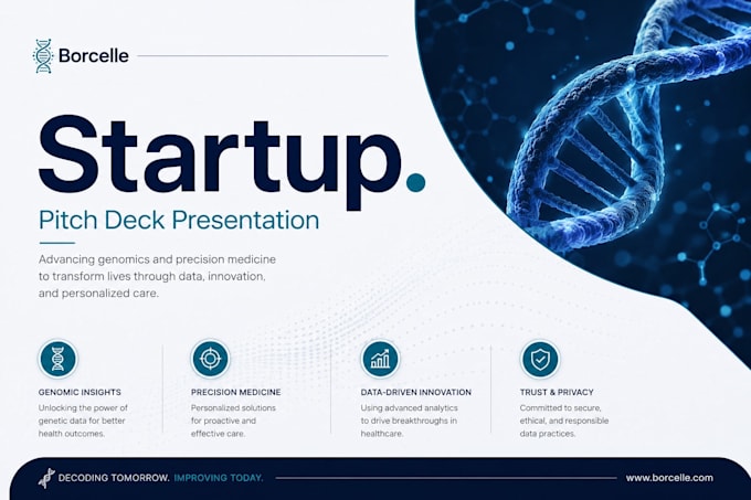 fix genomics startup pitch deck genetic testing deck precision medicine deck