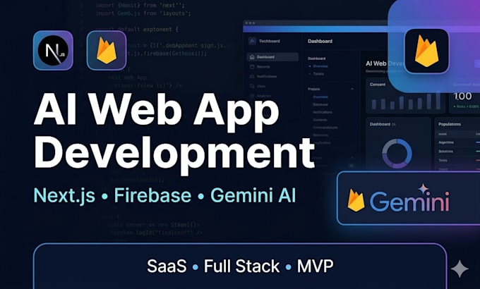 build your ai saas web app with nextjs firebase and gemini