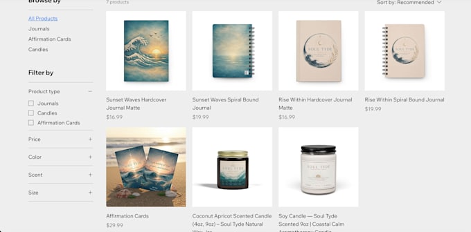 create a simple one page site on wix studio