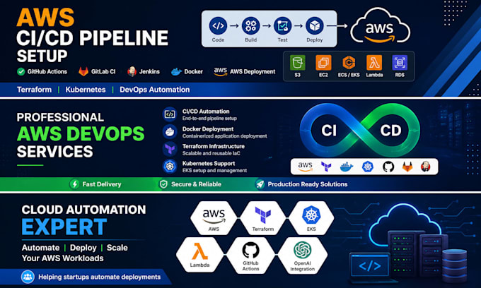 setup AWS cicd pipeline