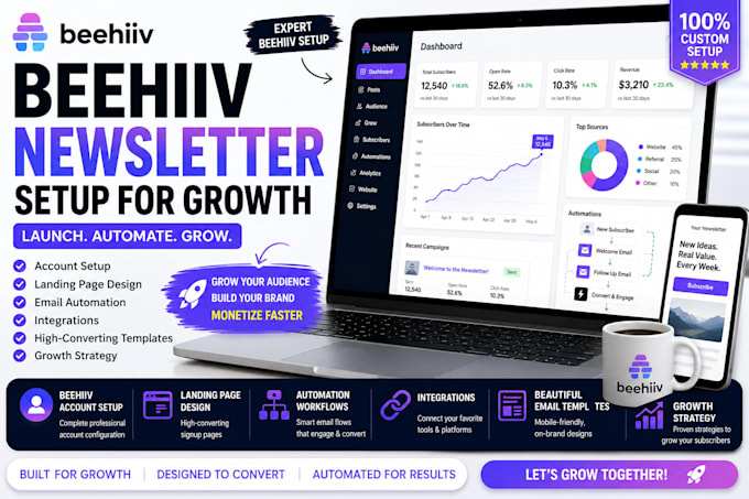 setup beehiiv email newsletter for growth