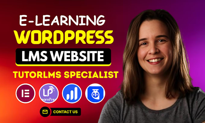 build wordpress elearning lms website with learndash, learnpress