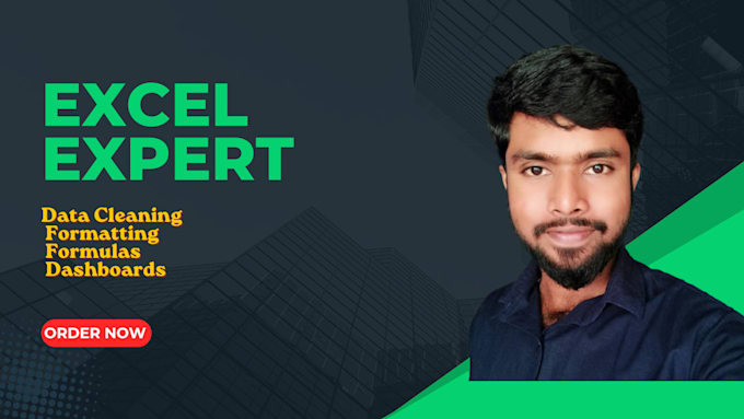 do excel data cleaning, formatting, and formulas