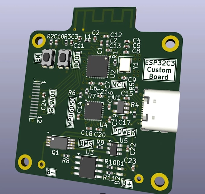 design wearable pcb, rigid flex, flexible and hdi pcb for smartwatch ar vr