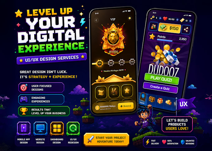 design engaging gamified uiux and modern game interfaces