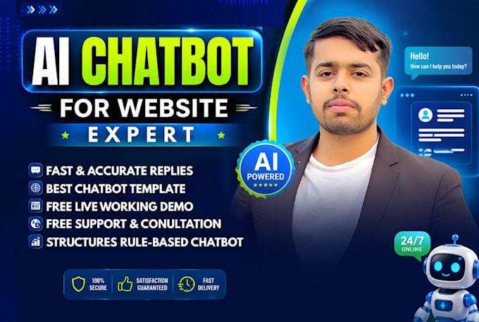 create ai chatbot for website, chatbot automation and live chat bot ai