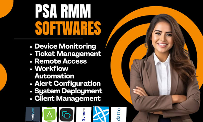 setup psa rmm softwares ninjaone atera primo syncro netlock datto syncro tactica