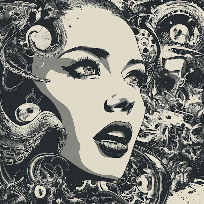comic book illustration with comic book illustrator