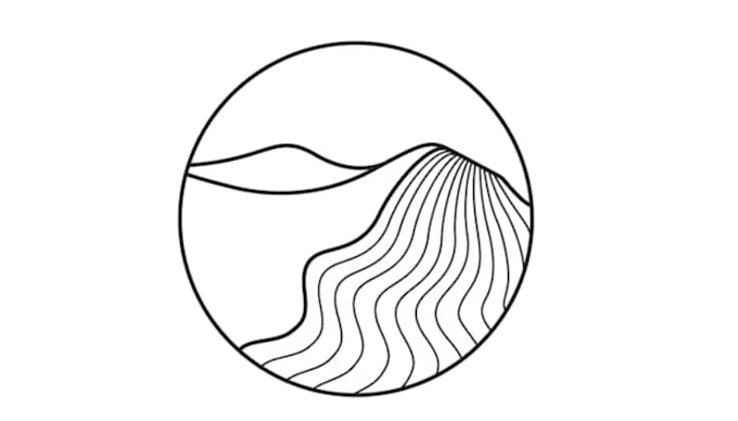 design a luxury geometric or a line art logo