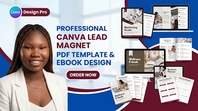 design professional canva lead magnet PDF template or ebook design