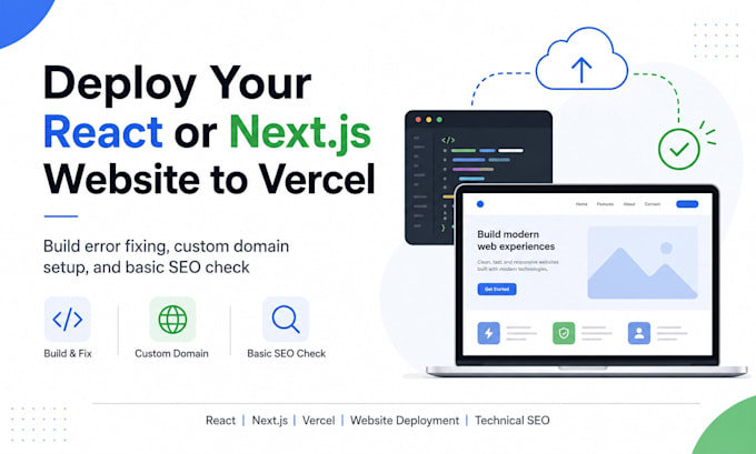 deploy your react website to vercel