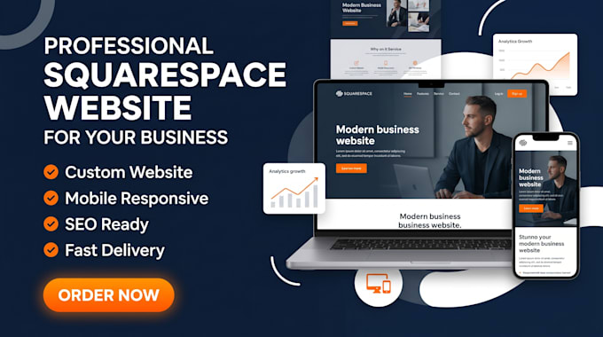 design a professional squarespace website for your business