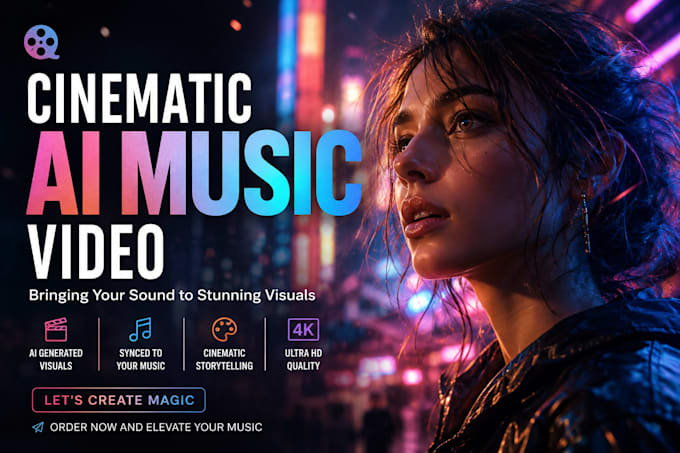 create a cinematic ai music video