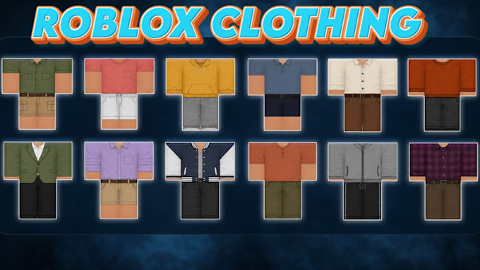 Design roblox ugc gfx roblox avatar outfit clothing roblox shirt pants ...