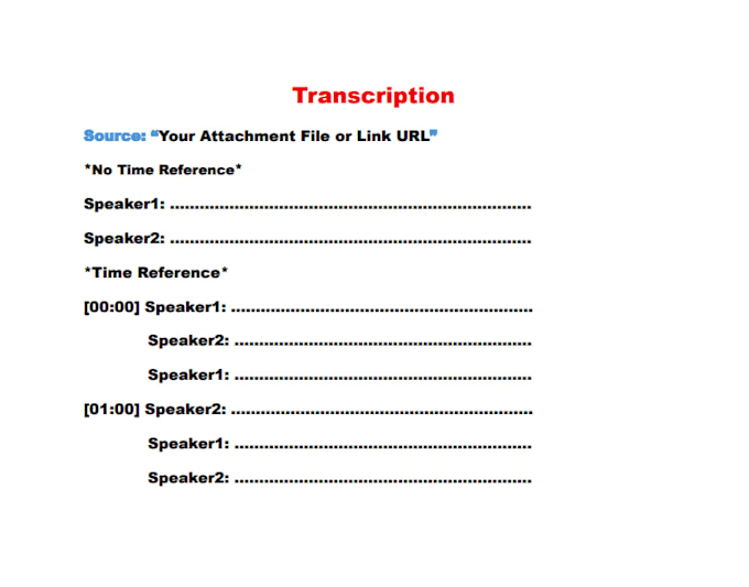 transcribe audio or video files