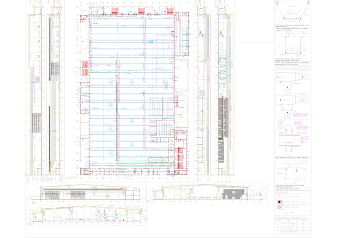 help create layouts and details industrial services