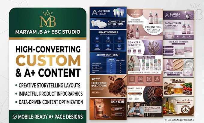create amazon a plus content or ebc