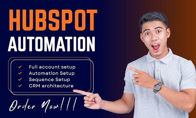 build hubspot email automation and workflows for coaches and course creators
