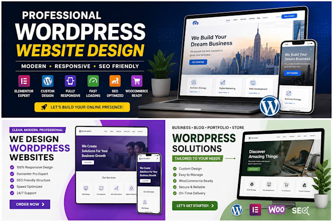 design develop customize SEO friendly wordpress website