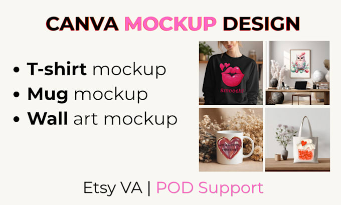 create canva mockups for etsy and pod products