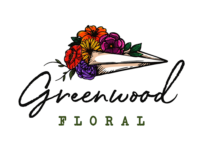 design a modern floral and flower logo