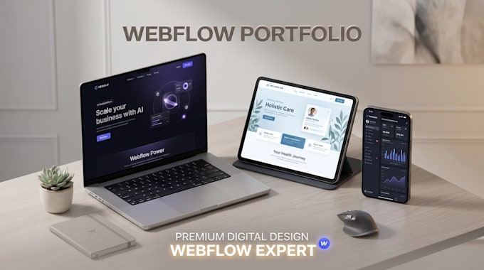 develop a professional saas website in webflow