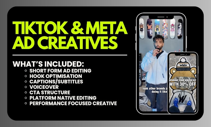 create high converting tiktok and meta video ads for your clothing brand