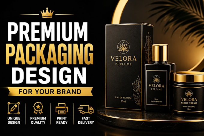 create premium product packaging design with 3d mockup