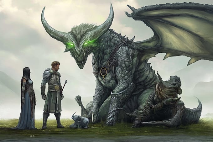 draw fantasy or dnd creatures and monsters