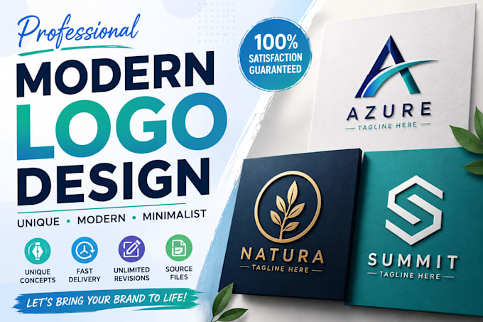 make unique luxury and modern logo