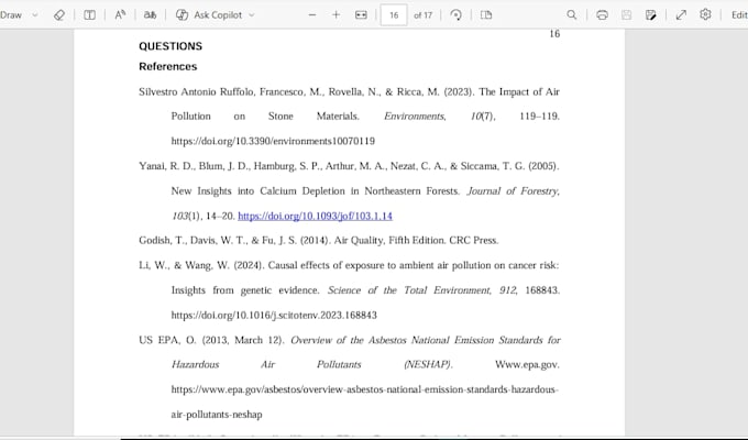 write assignments and reports with apa referencing and citation
