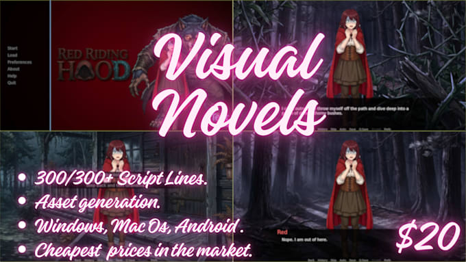 develop your 2d visual novel game using renpy