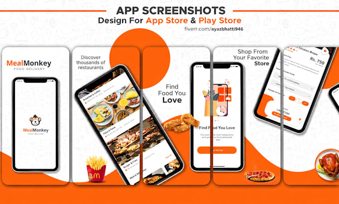 fantastic app screenshot and app store, play store design