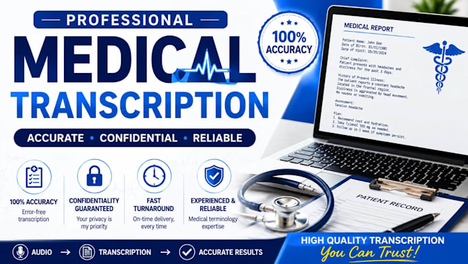 give detailed medical transcript