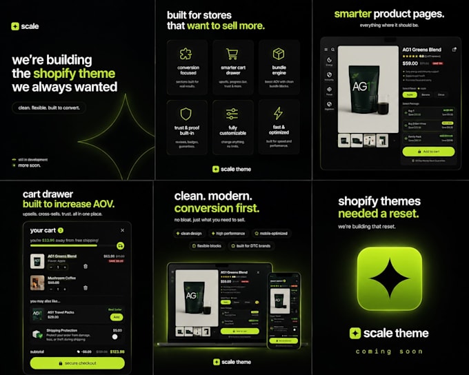 setup shopify store with latest scale theme as shopify expert