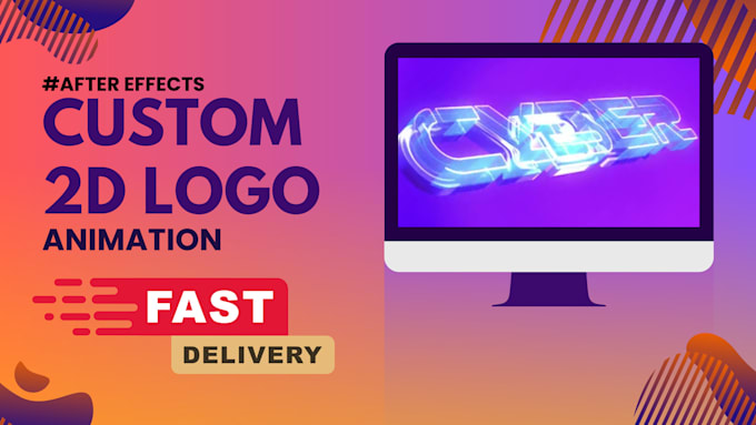 create professional 2d custom logo animation and intro