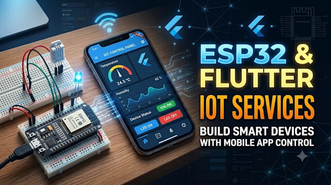 do arduino esp32 controller embedded systems programming and flutter app