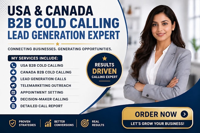 do USA and canada b2b cold calling for lead generation