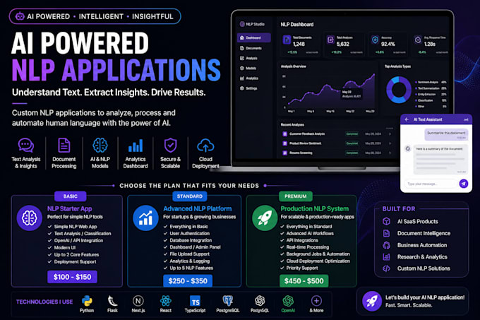 create ai powered nlp application