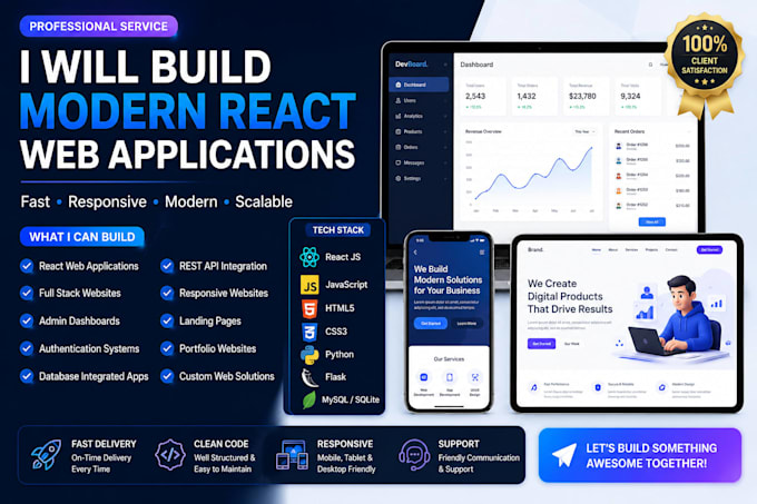 build a react web application