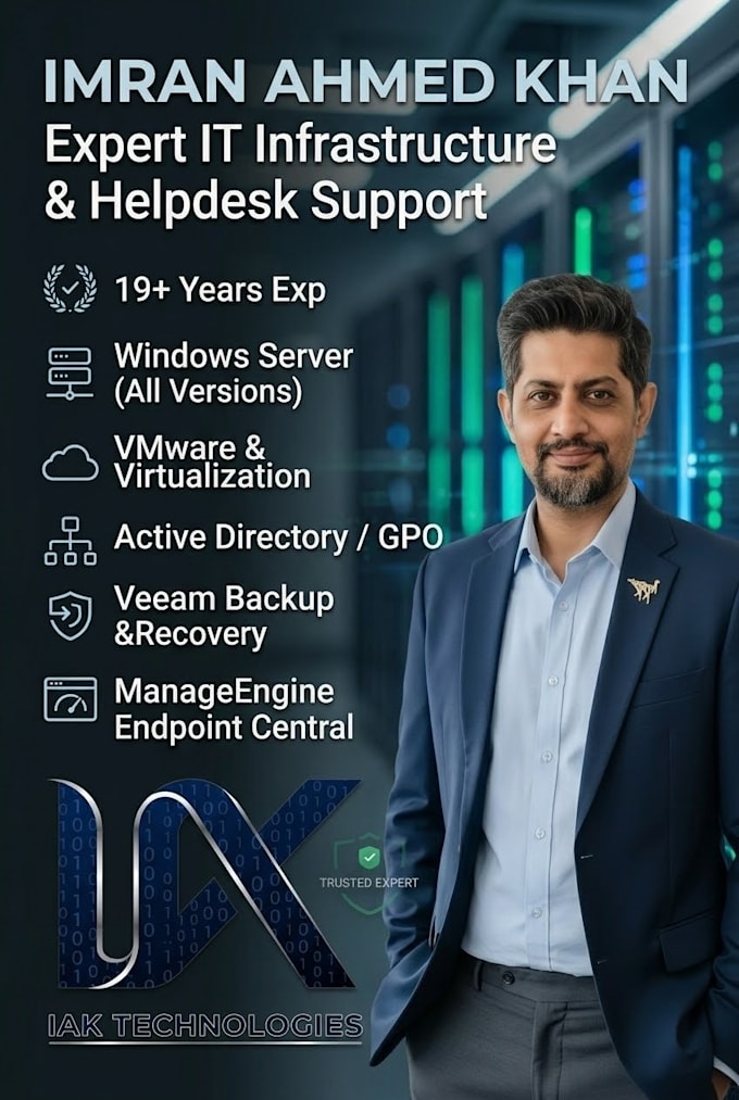 provide expert IT infrastructure, and helpdesk support