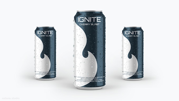 bold branding for a modern energy drink