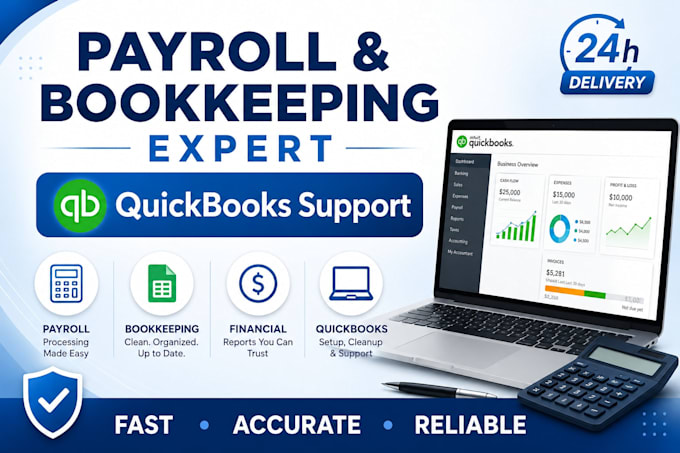 do payroll processing, bookkeeping quickbooks accounting for small businesses