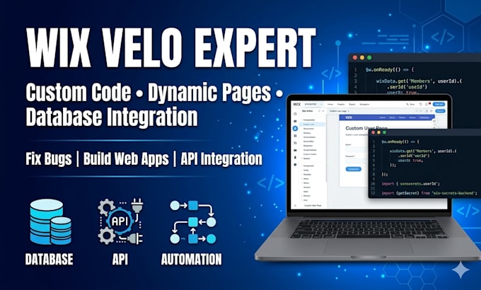 do custom wix velo, wix velo code, wix studio website wix velo store