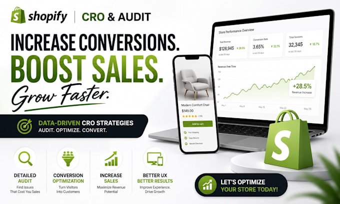 do shopify cro audit, shopify store audit to increase conversions