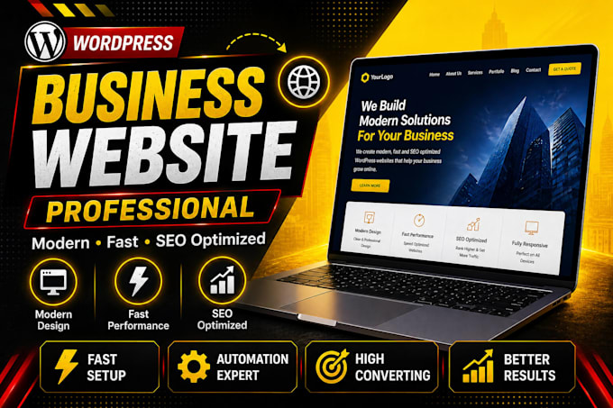 design a professional wordpress business site or corporate website